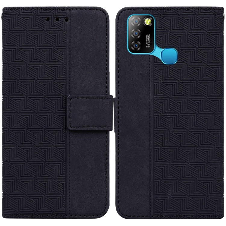 Geometric Embossed Leather Phone Case, For Infinix Hot 8 X650 CC7, For Infinix Hot 9 X655C / Note 7 Lite, For Infinix Hot 10 Play / Smart 5 India, For Infinix Hot 10s / Hot 10T, For Infinix Note 7 X690, For Infinix Smart 5 X657 / Hot 10 Lite           ...