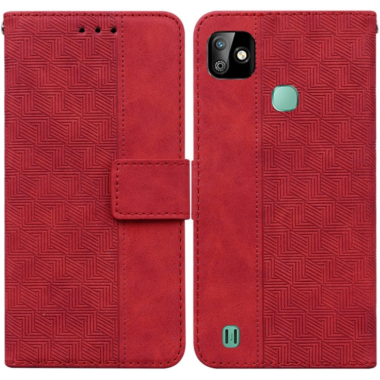 Geometric Embossed Leather Phone Case, For Infinix Hot 8 X650 CC7, For Infinix Hot 9 X655C / Note 7 Lite, For Infinix Hot 10 Play / Smart 5 India, For Infinix Hot 10s / Hot 10T, For Infinix Note 7 X690, For Infinix Smart 5 X657 / Hot 10 Lite           ...