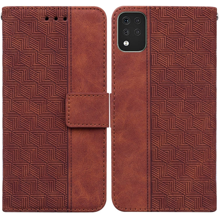 Geometric Embossed Leather Phone Case, For Infinix Hot 8 X650 CC7, For Infinix Hot 9 X655C / Note 7 Lite, For Infinix Hot 10 Play / Smart 5 India, For Infinix Hot 10s / Hot 10T, For Infinix Note 7 X690, For Infinix Smart 5 X657 / Hot 10 Lite           ...