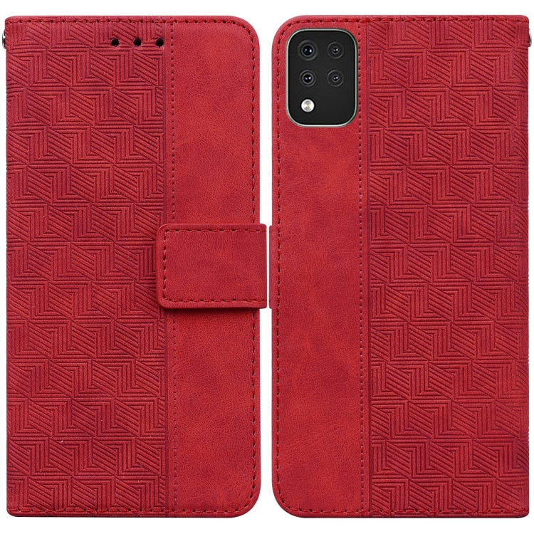 Geometric Embossed Leather Phone Case, For Infinix Hot 8 X650 CC7, For Infinix Hot 9 X655C / Note 7 Lite, For Infinix Hot 10 Play / Smart 5 India, For Infinix Hot 10s / Hot 10T, For Infinix Note 7 X690, For Infinix Smart 5 X657 / Hot 10 Lite           ...