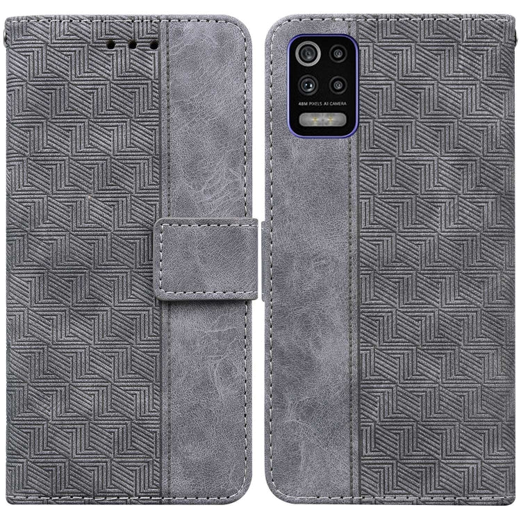 Geometric Embossed Leather Phone Case, For Infinix Hot 8 X650 CC7, For Infinix Hot 9 X655C / Note 7 Lite, For Infinix Hot 10 Play / Smart 5 India, For Infinix Hot 10s / Hot 10T, For Infinix Note 7 X690, For Infinix Smart 5 X657 / Hot 10 Lite           ...