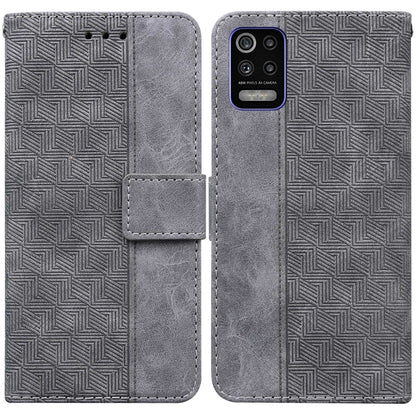 Geometric Embossed Leather Phone Case, For Infinix Hot 8 X650 CC7, For Infinix Hot 9 X655C / Note 7 Lite, For Infinix Hot 10 Play / Smart 5 India, For Infinix Hot 10s / Hot 10T, For Infinix Note 7 X690, For Infinix Smart 5 X657 / Hot 10 Lite           ...