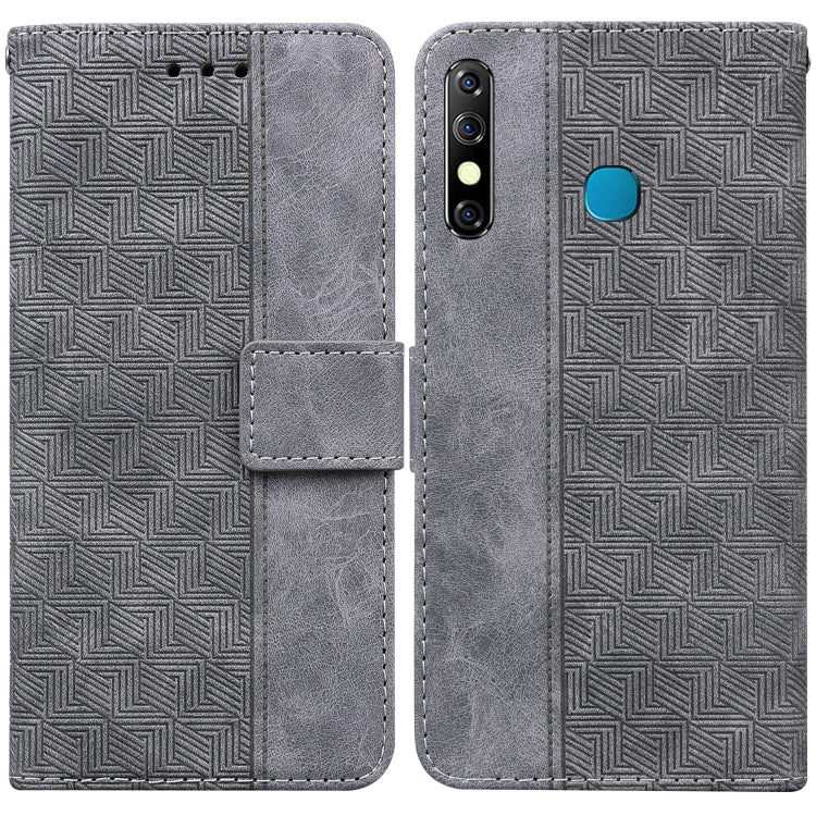 Geometric Embossed Leather Phone Case, For Infinix Hot 8 X650 CC7, For Infinix Hot 9 X655C / Note 7 Lite, For Infinix Hot 10 Play / Smart 5 India, For Infinix Hot 10s / Hot 10T, For Infinix Note 7 X690, For Infinix Smart 5 X657 / Hot 10 Lite           ...