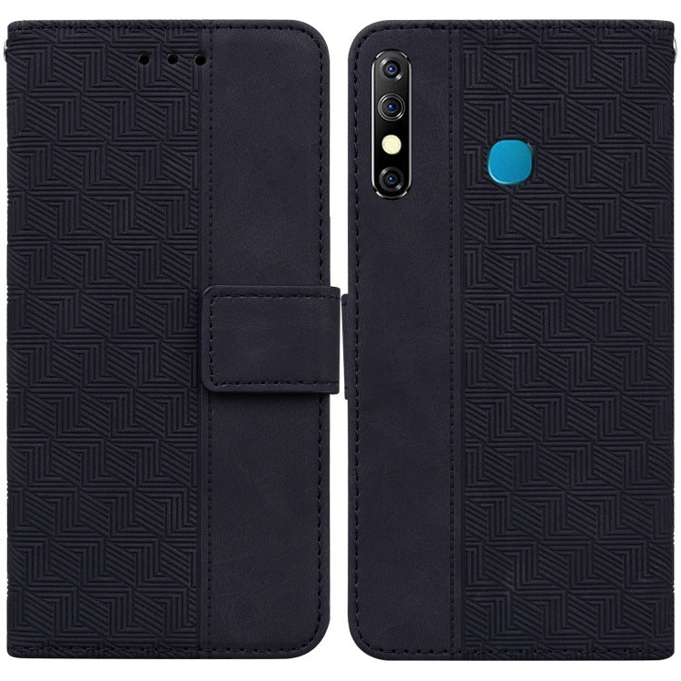 Geometric Embossed Leather Phone Case, For Infinix Hot 8 X650 CC7, For Infinix Hot 9 X655C / Note 7 Lite, For Infinix Hot 10 Play / Smart 5 India, For Infinix Hot 10s / Hot 10T, For Infinix Note 7 X690, For Infinix Smart 5 X657 / Hot 10 Lite           ...