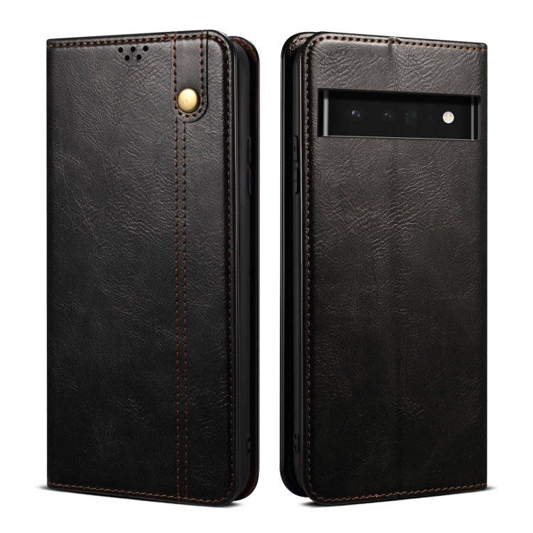 Oil Wax Crazy Horse Texture Leather Phone Case, For Motorola Moto E40 / E30 / E20, For OnePlus Nord N20 5G, For Google Pixel 6a, For Xiaomi Redmi Note 11 Pro 4G / 5G