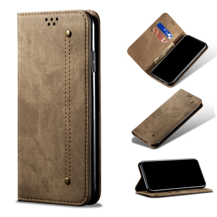 Denim Texture Flip Leather Phone Case, For Motorola Moto E40 / E30 / E20, For OnePlus Nord N20 5G, For Google Pixel 6a, For Xiaomi Redmi Note 11 Pro 4G / 5G