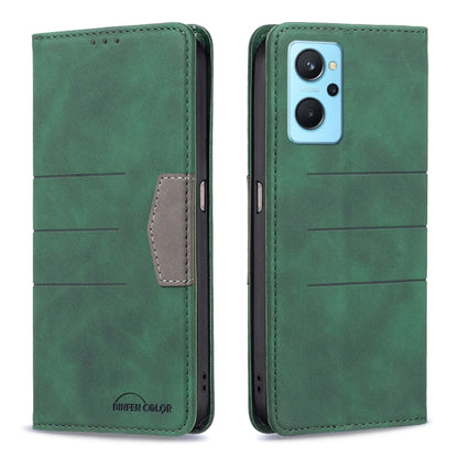 Magnetic Splicing Leather Phone Case, For OPPO Realme 9i / A36, For OPPO Realme 9 Pro, For OPPO Realme 9 Pro+