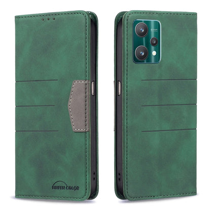 Magnetic Splicing Leather Phone Case, For OPPO Realme 9i / A36, For OPPO Realme 9 Pro, For OPPO Realme 9 Pro+