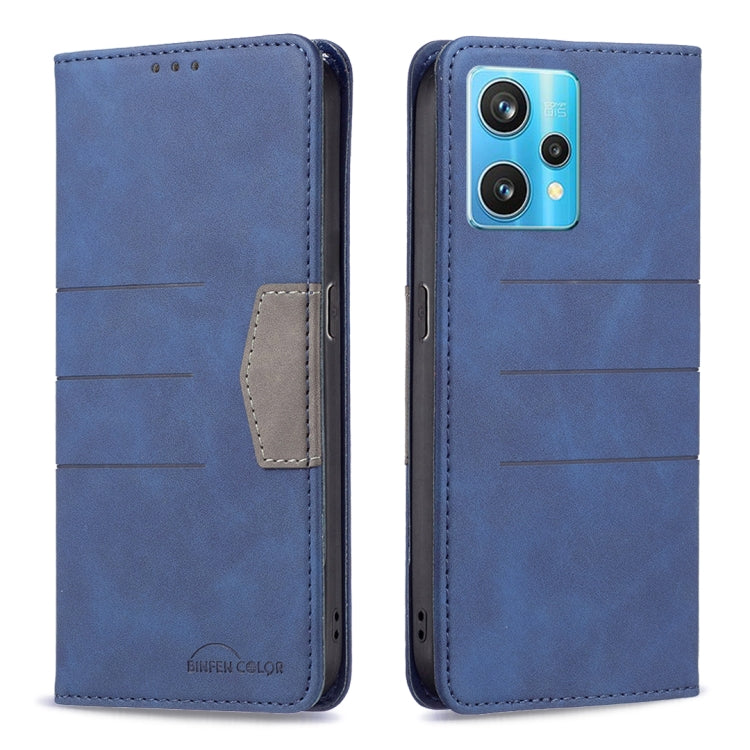Magnetic Splicing Leather Phone Case, For OPPO Realme 9i / A36, For OPPO Realme 9 Pro, For OPPO Realme 9 Pro+
