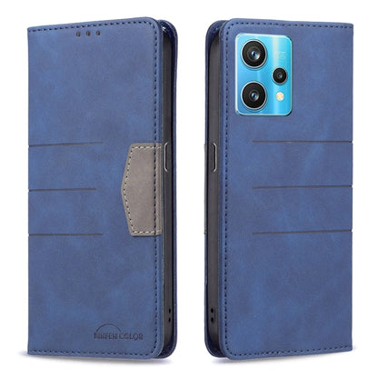Magnetic Splicing Leather Phone Case, For OPPO Realme 9i / A36, For OPPO Realme 9 Pro, For OPPO Realme 9 Pro+
