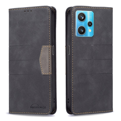 Magnetic Splicing Leather Phone Case, For OPPO Realme 9i / A36, For OPPO Realme 9 Pro, For OPPO Realme 9 Pro+