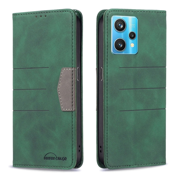 Magnetic Splicing Leather Phone Case, For OPPO Realme 9i / A36, For OPPO Realme 9 Pro, For OPPO Realme 9 Pro+