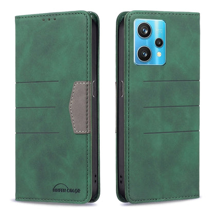 Magnetic Splicing Leather Phone Case, For OPPO Realme 9i / A36, For OPPO Realme 9 Pro, For OPPO Realme 9 Pro+