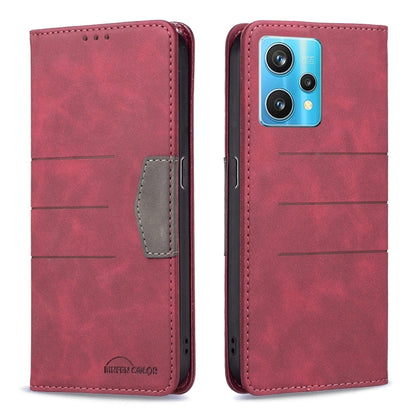 Magnetic Splicing Leather Phone Case, For OPPO Realme 9i / A36, For OPPO Realme 9 Pro, For OPPO Realme 9 Pro+