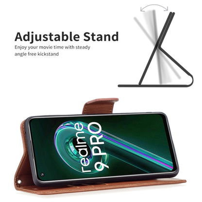 Retro Lambskin Texture Leather Phone Case, For OPPO Realme 9 Pro