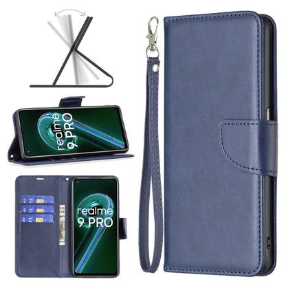 Retro Lambskin Texture Leather Phone Case, For OPPO Realme 9 Pro