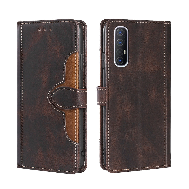 Skin Feel Straw Hat Magnetic Buckle Leather Phone Case, For OPPO Reno3 5G JP Version, For OPPO A16, For OPPO A53 / A32 / A33 / A53s 2020, For OPPO A55 5G, For OPPO A55s 5G, For OPPO A94 5G / F19 Pro+ / Reno 5Z, For OPPO F19 Pro / A94 4G / Reno5 F      ...