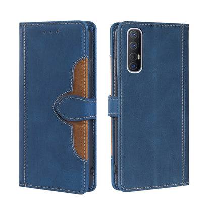 Skin Feel Straw Hat Magnetic Buckle Leather Phone Case, For OPPO Reno3 5G JP Version, For OPPO A16, For OPPO A53 / A32 / A33 / A53s 2020, For OPPO A55 5G, For OPPO A55s 5G, For OPPO A94 5G / F19 Pro+ / Reno 5Z, For OPPO F19 Pro / A94 4G / Reno5 F      ...