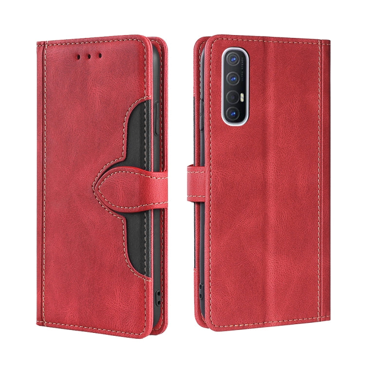 Skin Feel Straw Hat Magnetic Buckle Leather Phone Case, For OPPO Reno3 5G JP Version, For OPPO A16, For OPPO A53 / A32 / A33 / A53s 2020, For OPPO A55 5G, For OPPO A55s 5G, For OPPO A94 5G / F19 Pro+ / Reno 5Z, For OPPO F19 Pro / A94 4G / Reno5 F      ...