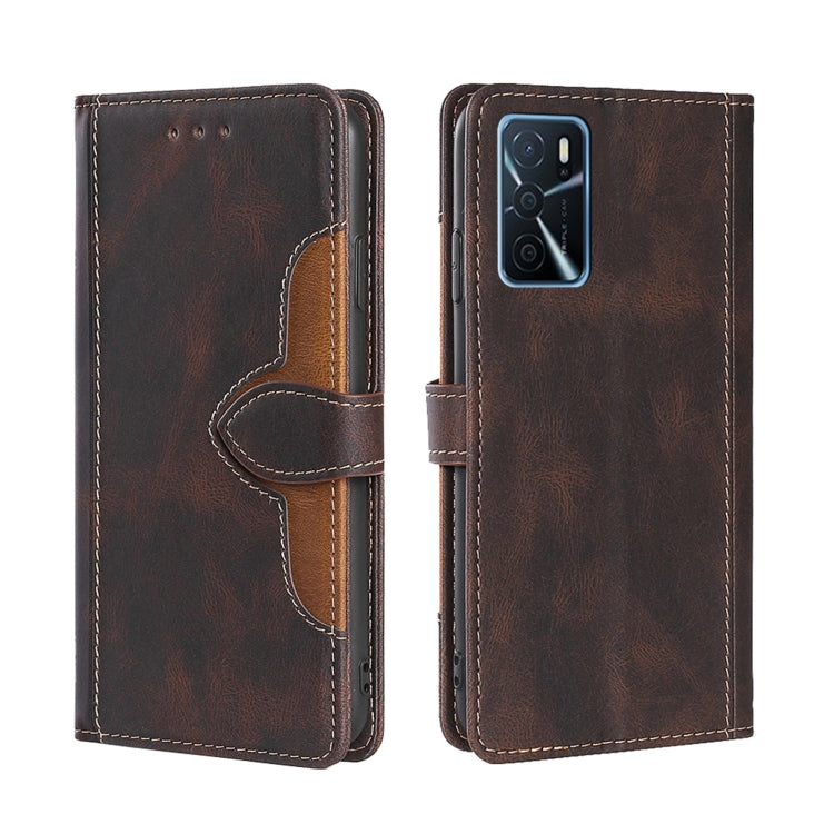 Skin Feel Straw Hat Magnetic Buckle Leather Phone Case, For OPPO Reno3 5G JP Version, For OPPO A16, For OPPO A53 / A32 / A33 / A53s 2020, For OPPO A55 5G, For OPPO A55s 5G, For OPPO A94 5G / F19 Pro+ / Reno 5Z, For OPPO F19 Pro / A94 4G / Reno5 F      ...