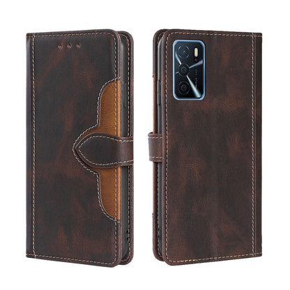 Skin Feel Straw Hat Magnetic Buckle Leather Phone Case, For OPPO Reno3 5G JP Version, For OPPO A16, For OPPO A53 / A32 / A33 / A53s 2020, For OPPO A55 5G, For OPPO A55s 5G, For OPPO A94 5G / F19 Pro+ / Reno 5Z, For OPPO F19 Pro / A94 4G / Reno5 F      ...