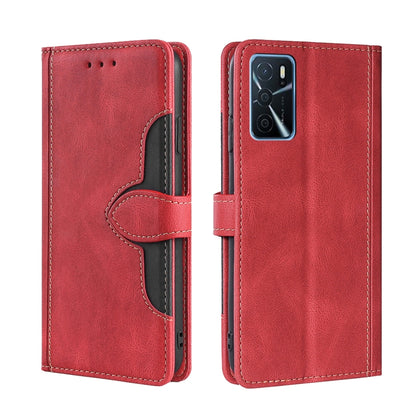 Skin Feel Straw Hat Magnetic Buckle Leather Phone Case, For OPPO Reno3 5G JP Version, For OPPO A16, For OPPO A53 / A32 / A33 / A53s 2020, For OPPO A55 5G, For OPPO A55s 5G, For OPPO A94 5G / F19 Pro+ / Reno 5Z, For OPPO F19 Pro / A94 4G / Reno5 F      ...