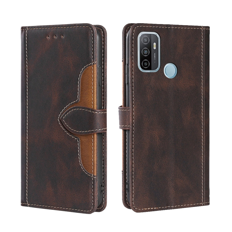Skin Feel Straw Hat Magnetic Buckle Leather Phone Case, For OPPO Reno3 5G JP Version, For OPPO A16, For OPPO A53 / A32 / A33 / A53s 2020, For OPPO A55 5G, For OPPO A55s 5G, For OPPO A94 5G / F19 Pro+ / Reno 5Z, For OPPO F19 Pro / A94 4G / Reno5 F      ...