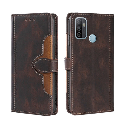 Skin Feel Straw Hat Magnetic Buckle Leather Phone Case, For OPPO Reno3 5G JP Version, For OPPO A16, For OPPO A53 / A32 / A33 / A53s 2020, For OPPO A55 5G, For OPPO A55s 5G, For OPPO A94 5G / F19 Pro+ / Reno 5Z, For OPPO F19 Pro / A94 4G / Reno5 F      ...