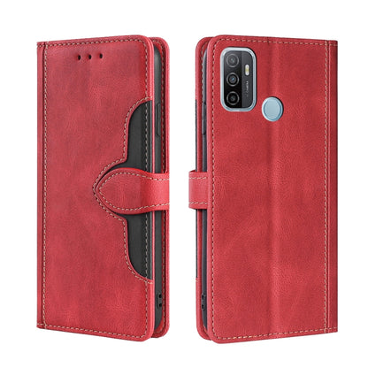 Skin Feel Straw Hat Magnetic Buckle Leather Phone Case, For OPPO Reno3 5G JP Version, For OPPO A16, For OPPO A53 / A32 / A33 / A53s 2020, For OPPO A55 5G, For OPPO A55s 5G, For OPPO A94 5G / F19 Pro+ / Reno 5Z, For OPPO F19 Pro / A94 4G / Reno5 F      ...