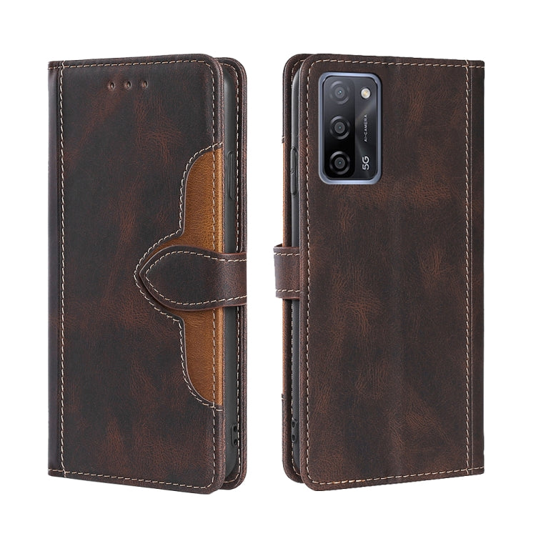 Skin Feel Straw Hat Magnetic Buckle Leather Phone Case, For OPPO Reno3 5G JP Version, For OPPO A16, For OPPO A53 / A32 / A33 / A53s 2020, For OPPO A55 5G, For OPPO A55s 5G, For OPPO A94 5G / F19 Pro+ / Reno 5Z, For OPPO F19 Pro / A94 4G / Reno5 F      ...