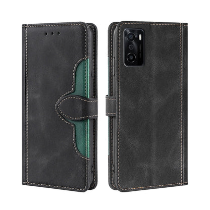 Skin Feel Straw Hat Magnetic Buckle Leather Phone Case, For OPPO Reno3 5G JP Version, For OPPO A16, For OPPO A53 / A32 / A33 / A53s 2020, For OPPO A55 5G, For OPPO A55s 5G, For OPPO A94 5G / F19 Pro+ / Reno 5Z, For OPPO F19 Pro / A94 4G / Reno5 F      ...