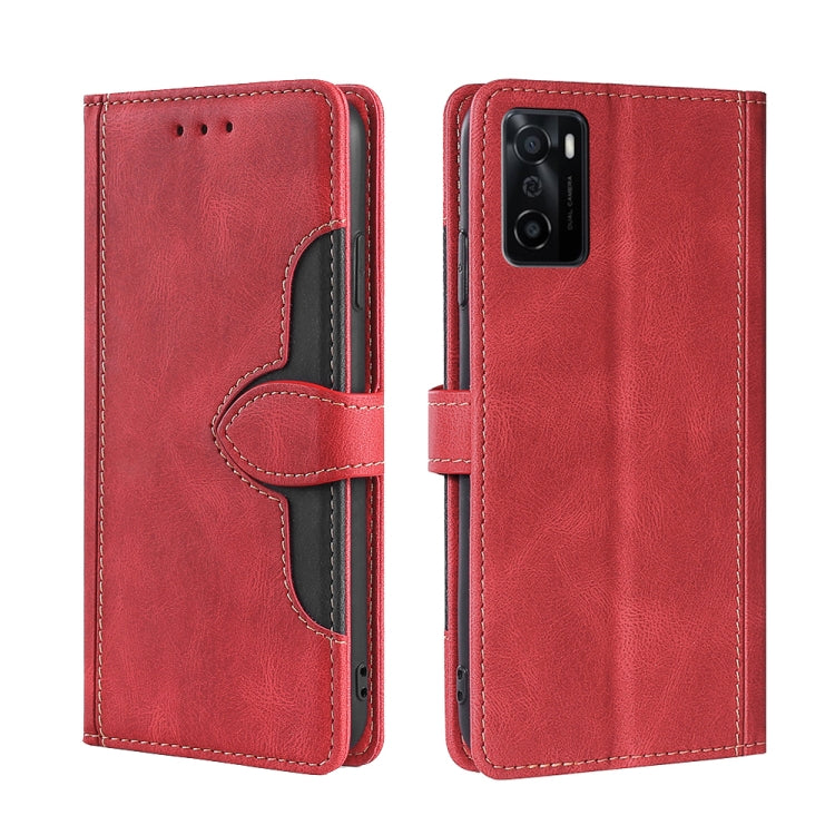 Skin Feel Straw Hat Magnetic Buckle Leather Phone Case, For OPPO Reno3 5G JP Version, For OPPO A16, For OPPO A53 / A32 / A33 / A53s 2020, For OPPO A55 5G, For OPPO A55s 5G, For OPPO A94 5G / F19 Pro+ / Reno 5Z, For OPPO F19 Pro / A94 4G / Reno5 F      ...