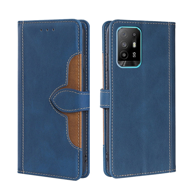 Skin Feel Straw Hat Magnetic Buckle Leather Phone Case, For OPPO Reno3 5G JP Version, For OPPO A16, For OPPO A53 / A32 / A33 / A53s 2020, For OPPO A55 5G, For OPPO A55s 5G, For OPPO A94 5G / F19 Pro+ / Reno 5Z, For OPPO F19 Pro / A94 4G / Reno5 F      ...