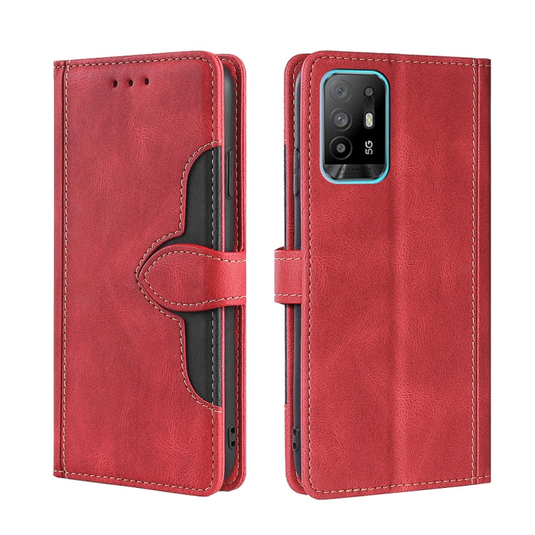 Skin Feel Straw Hat Magnetic Buckle Leather Phone Case, For OPPO Reno3 5G JP Version, For OPPO A16, For OPPO A53 / A32 / A33 / A53s 2020, For OPPO A55 5G, For OPPO A55s 5G, For OPPO A94 5G / F19 Pro+ / Reno 5Z, For OPPO F19 Pro / A94 4G / Reno5 F      ...