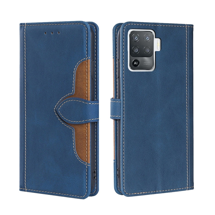 Skin Feel Straw Hat Magnetic Buckle Leather Phone Case, For OPPO Reno3 5G JP Version, For OPPO A16, For OPPO A53 / A32 / A33 / A53s 2020, For OPPO A55 5G, For OPPO A55s 5G, For OPPO A94 5G / F19 Pro+ / Reno 5Z, For OPPO F19 Pro / A94 4G / Reno5 F      ...