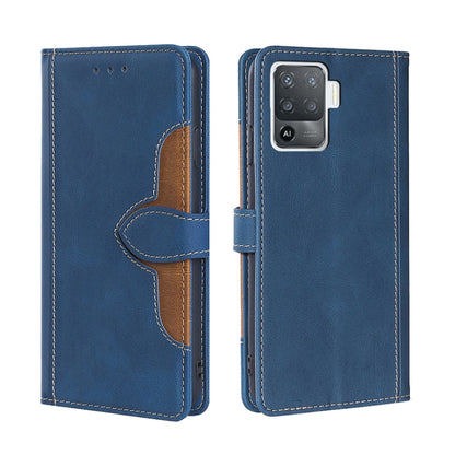Skin Feel Straw Hat Magnetic Buckle Leather Phone Case, For OPPO Reno3 5G JP Version, For OPPO A16, For OPPO A53 / A32 / A33 / A53s 2020, For OPPO A55 5G, For OPPO A55s 5G, For OPPO A94 5G / F19 Pro+ / Reno 5Z, For OPPO F19 Pro / A94 4G / Reno5 F      ...