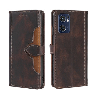 Skin Feel Straw Hat Magnetic Buckle Leather Phone Case, For OPPO Reno3 5G JP Version, For OPPO A16, For OPPO A53 / A32 / A33 / A53s 2020, For OPPO A55 5G, For OPPO A55s 5G, For OPPO A94 5G / F19 Pro+ / Reno 5Z, For OPPO F19 Pro / A94 4G / Reno5 F      ...