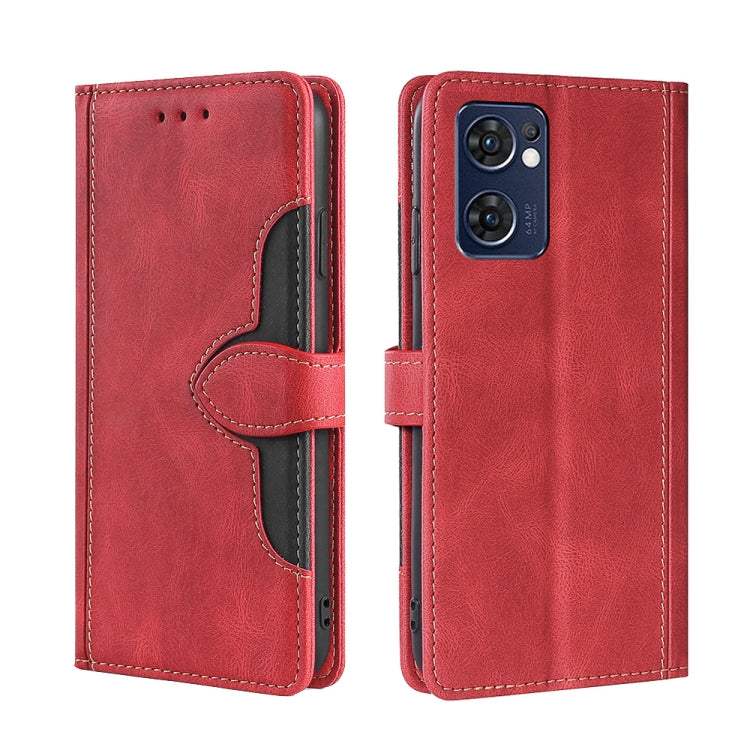 Skin Feel Straw Hat Magnetic Buckle Leather Phone Case, For OPPO Reno3 5G JP Version, For OPPO A16, For OPPO A53 / A32 / A33 / A53s 2020, For OPPO A55 5G, For OPPO A55s 5G, For OPPO A94 5G / F19 Pro+ / Reno 5Z, For OPPO F19 Pro / A94 4G / Reno5 F      ...