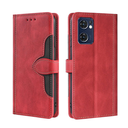 Skin Feel Straw Hat Magnetic Buckle Leather Phone Case, For OPPO Reno3 5G JP Version, For OPPO A16, For OPPO A53 / A32 / A33 / A53s 2020, For OPPO A55 5G, For OPPO A55s 5G, For OPPO A94 5G / F19 Pro+ / Reno 5Z, For OPPO F19 Pro / A94 4G / Reno5 F      ...
