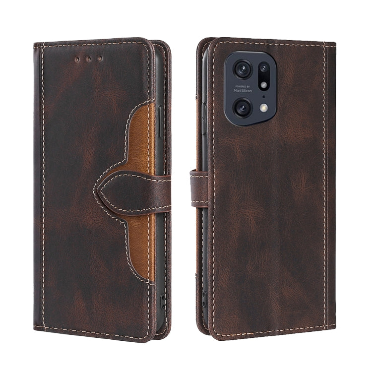 Skin Feel Straw Hat Magnetic Buckle Leather Phone Case, For OPPO Reno3 5G JP Version, For OPPO A16, For OPPO A53 / A32 / A33 / A53s 2020, For OPPO A55 5G, For OPPO A55s 5G, For OPPO A94 5G / F19 Pro+ / Reno 5Z, For OPPO F19 Pro / A94 4G / Reno5 F      ...