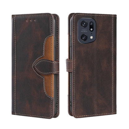 Skin Feel Straw Hat Magnetic Buckle Leather Phone Case, For OPPO Reno3 5G JP Version, For OPPO A16, For OPPO A53 / A32 / A33 / A53s 2020, For OPPO A55 5G, For OPPO A55s 5G, For OPPO A94 5G / F19 Pro+ / Reno 5Z, For OPPO F19 Pro / A94 4G / Reno5 F      ...