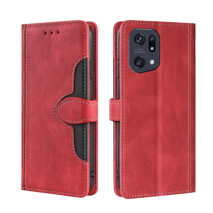 Skin Feel Straw Hat Magnetic Buckle Leather Phone Case, For OPPO Reno3 5G JP Version, For OPPO A16, For OPPO A53 / A32 / A33 / A53s 2020, For OPPO A55 5G, For OPPO A55s 5G, For OPPO A94 5G / F19 Pro+ / Reno 5Z, For OPPO F19 Pro / A94 4G / Reno5 F      ...