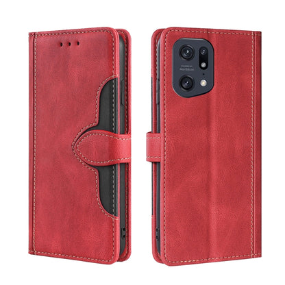 Skin Feel Straw Hat Magnetic Buckle Leather Phone Case, For OPPO Reno3 5G JP Version, For OPPO A16, For OPPO A53 / A32 / A33 / A53s 2020, For OPPO A55 5G, For OPPO A55s 5G, For OPPO A94 5G / F19 Pro+ / Reno 5Z, For OPPO F19 Pro / A94 4G / Reno5 F      ...