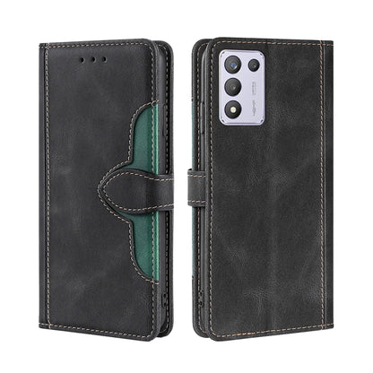 Skin Feel Straw Hat Magnetic Buckle Leather Phone Case, For OPPO Reno3 5G JP Version, For OPPO A16, For OPPO A53 / A32 / A33 / A53s 2020, For OPPO A55 5G, For OPPO A55s 5G, For OPPO A94 5G / F19 Pro+ / Reno 5Z, For OPPO F19 Pro / A94 4G / Reno5 F      ...