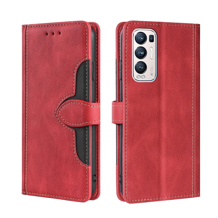 Skin Feel Straw Hat Magnetic Buckle Leather Phone Case, For OPPO Reno3 5G JP Version, For OPPO A16, For OPPO A53 / A32 / A33 / A53s 2020, For OPPO A55 5G, For OPPO A55s 5G, For OPPO A94 5G / F19 Pro+ / Reno 5Z, For OPPO F19 Pro / A94 4G / Reno5 F      ...