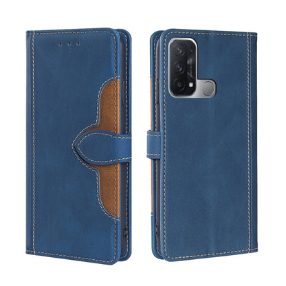 Skin Feel Straw Hat Magnetic Buckle Leather Phone Case, For OPPO Reno3 5G JP Version, For OPPO A16, For OPPO A53 / A32 / A33 / A53s 2020, For OPPO A55 5G, For OPPO A55s 5G, For OPPO A94 5G / F19 Pro+ / Reno 5Z, For OPPO F19 Pro / A94 4G / Reno5 F      ...