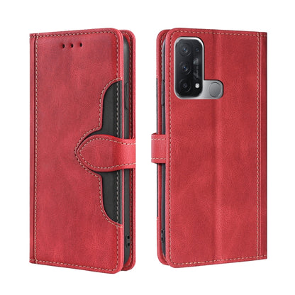 Skin Feel Straw Hat Magnetic Buckle Leather Phone Case, For OPPO Reno3 5G JP Version, For OPPO A16, For OPPO A53 / A32 / A33 / A53s 2020, For OPPO A55 5G, For OPPO A55s 5G, For OPPO A94 5G / F19 Pro+ / Reno 5Z, For OPPO F19 Pro / A94 4G / Reno5 F      ...