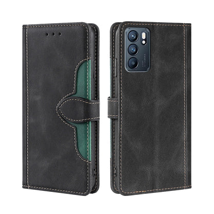 Skin Feel Straw Hat Magnetic Buckle Leather Phone Case, For OPPO Reno3 5G JP Version, For OPPO A16, For OPPO A53 / A32 / A33 / A53s 2020, For OPPO A55 5G, For OPPO A55s 5G, For OPPO A94 5G / F19 Pro+ / Reno 5Z, For OPPO F19 Pro / A94 4G / Reno5 F      ...