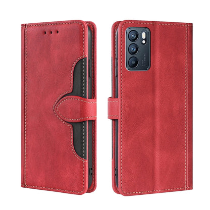Skin Feel Straw Hat Magnetic Buckle Leather Phone Case, For OPPO Reno3 5G JP Version, For OPPO A16, For OPPO A53 / A32 / A33 / A53s 2020, For OPPO A55 5G, For OPPO A55s 5G, For OPPO A94 5G / F19 Pro+ / Reno 5Z, For OPPO F19 Pro / A94 4G / Reno5 F      ...