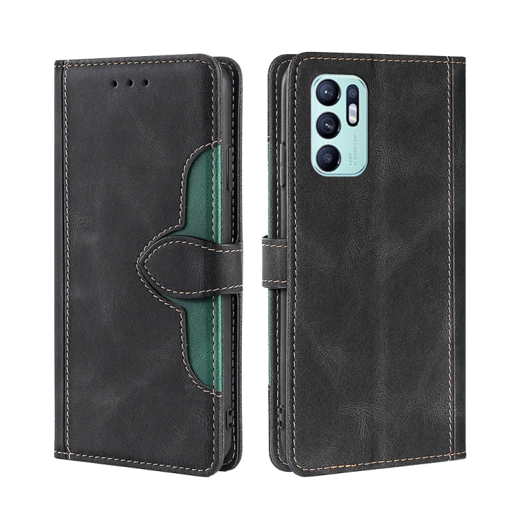 Skin Feel Straw Hat Magnetic Buckle Leather Phone Case, For OPPO Reno3 5G JP Version, For OPPO A16, For OPPO A53 / A32 / A33 / A53s 2020, For OPPO A55 5G, For OPPO A55s 5G, For OPPO A94 5G / F19 Pro+ / Reno 5Z, For OPPO F19 Pro / A94 4G / Reno5 F      ...